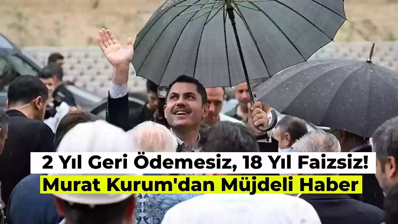 Murat Kurum Ziyaret Sırasında Müjdeyi Verdi: %50 İndirim