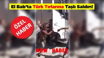 El Bab’da Türk Tırlarına Taşlı Saldırı İddiası! Suriyeliler Türkiye’den Gelen Tırlara Engel Oldular