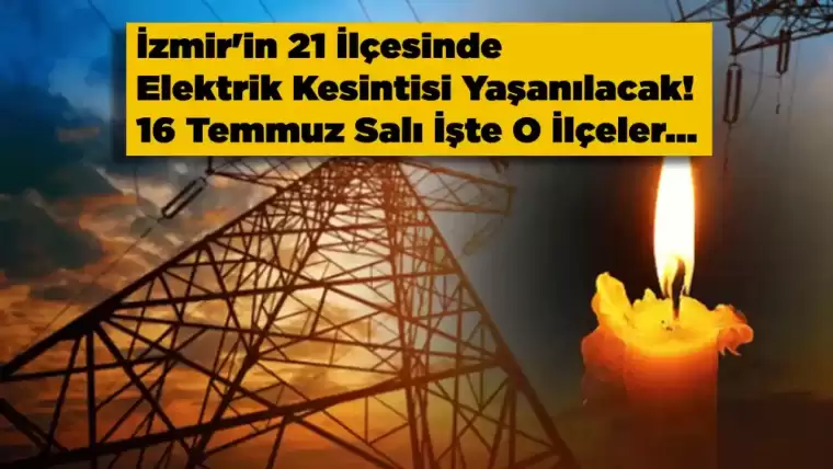 İzmir Elektrik Kesintileri